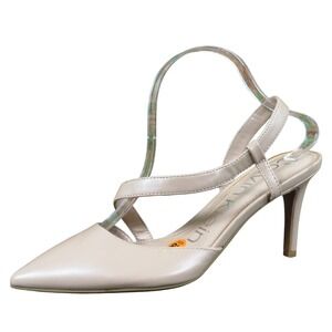 Calvin Klein Greer2 Women's Nude Slingback Heels Pointed Toe Size 8.5 Medium